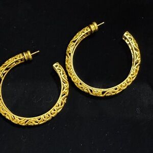 JULIE VOS HOOP EARRINGS
